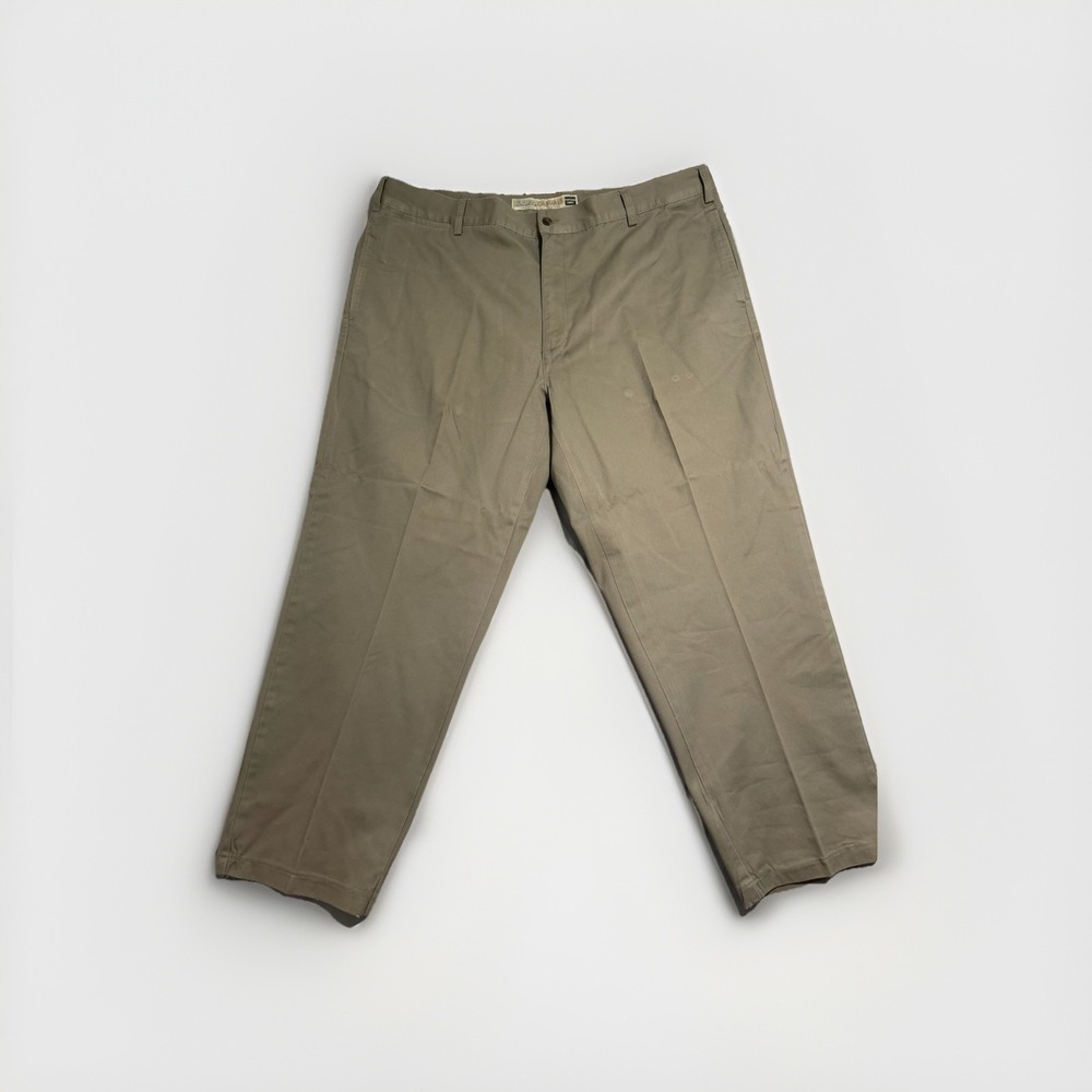 Cabela's huntsman chinos dark beige pants slacks, mens 44x30, 100% cotton